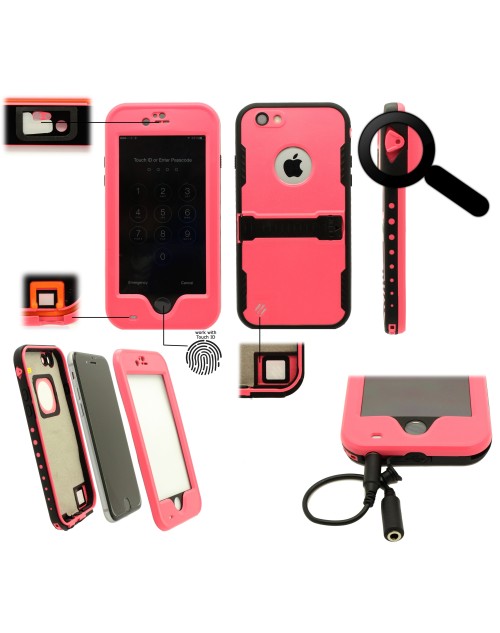 The original red pepper high quality Waterproof Case for iPhone 5 5S phone accessory outdoor fingerprint cover bag for the i5 5S
